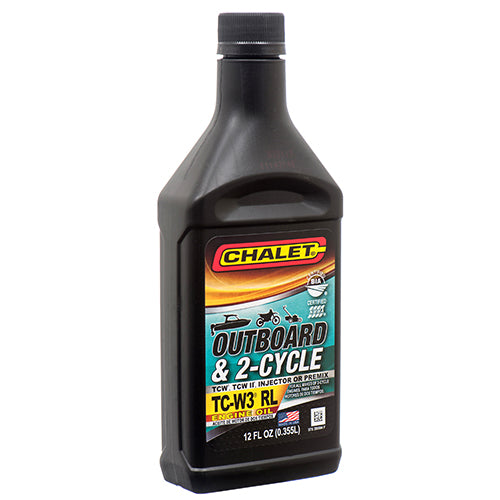 chalet 2-cycle outboard oil - 12z per case -  -- 12 per case