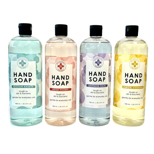 hand soap 4 asst scent 33.13 oz -- 12 per case