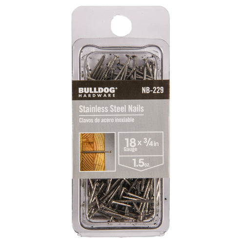 nails steel 3 4 inch -- 4 per box