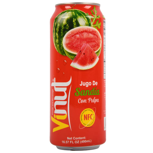 vinut watermelon juice w pulp 16.57oz -- 24 per case