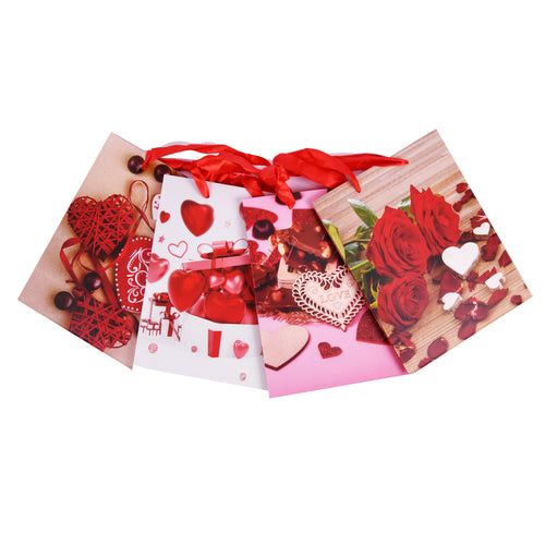 hv valentine gift bag size s w asstd design -- 24 per box