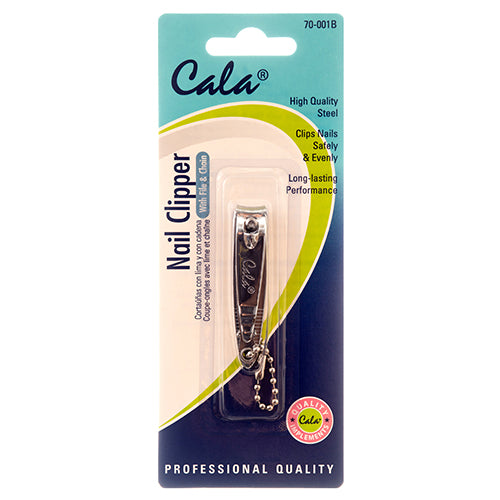 professional nail clipper with built-in file - #cala 70-001b  -- 12 per box