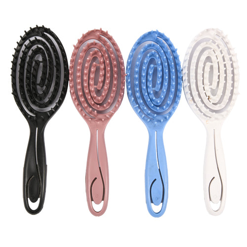 hair brush e disp tangle free asst color -- 12 per box