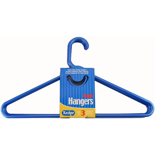 heavy-duty hangers - assorted colors -- 60 per case