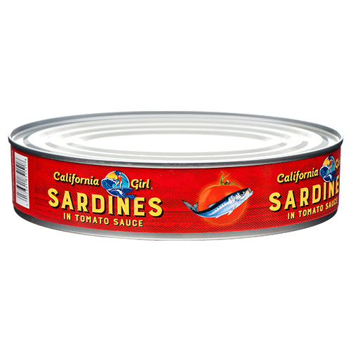 california girl sardines tomato sauce - 15 oz - bulk 24 -- 24 per case