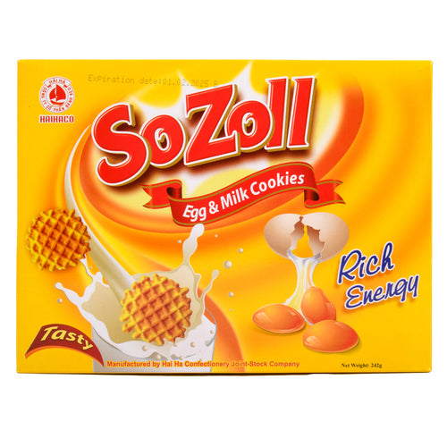 sozoll egg milk cookies 242g -- 12 per case