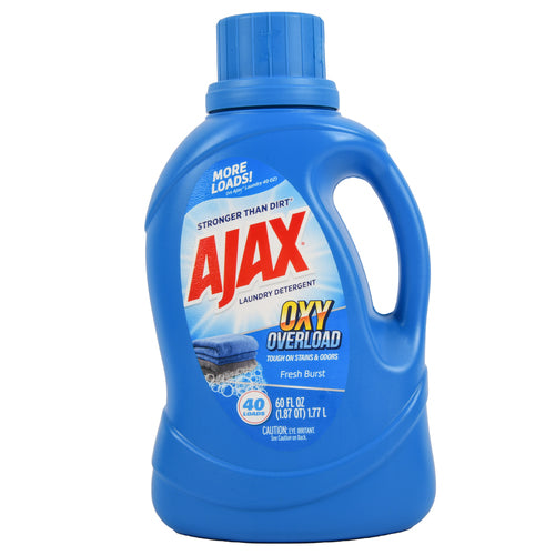 ajax laundry oxy overload fresh burst 60 oz -- 8 per case