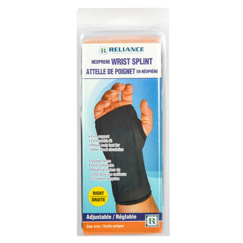 neoprene wrist splint right -- 12 per case