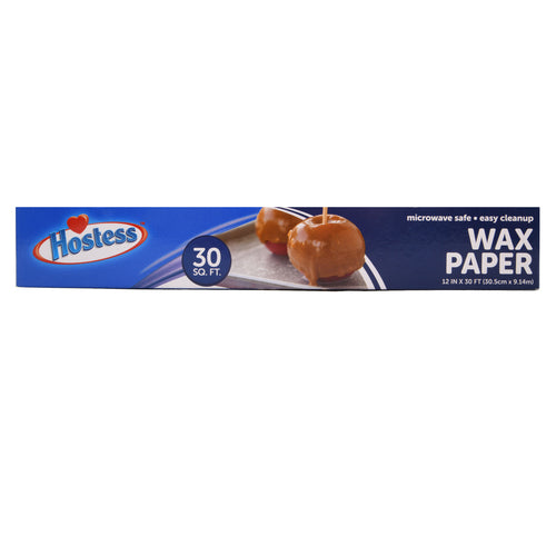 hostess wax paper 30 sq ft -- 24 per case