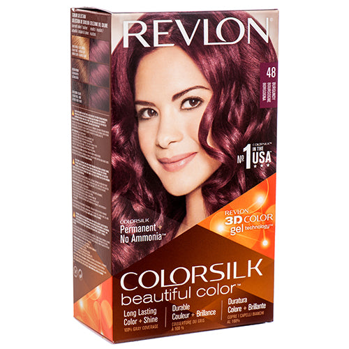 colorsilk 48 burgundy - permanent hair dye -- 12 per case