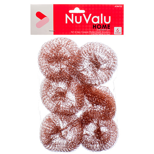 nuvalu copper mesh scrubbers - 96 pieces - 14g -- 24 per box