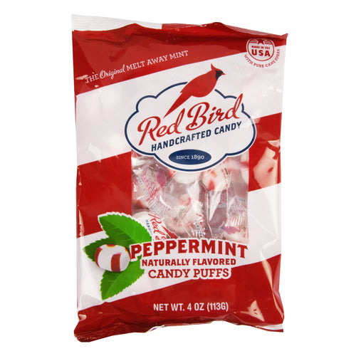 mints soft peppermint puffs 4 oz peg bag -- 24 per case