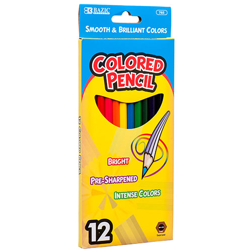 pre-sharpened colored pencils  - bulk -- 24 per box