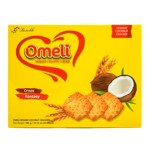 sesami crackers coconut -- 8 per case