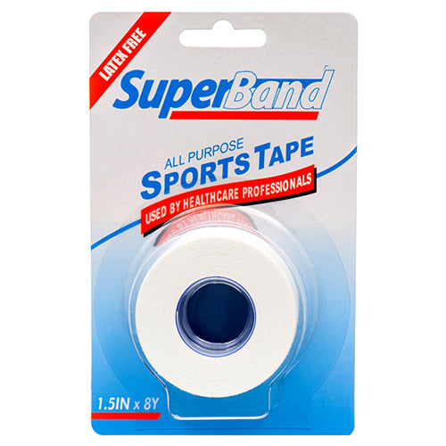 sports tape superband 1.5 in x 5 yd - bulk  -- 36 per case