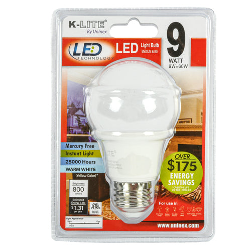 light bulb 9w led -- 24 per box