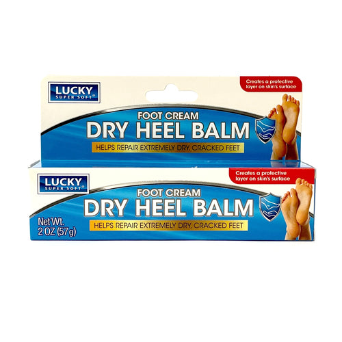 lucky dry heel balm 2 oz -- 24 per case