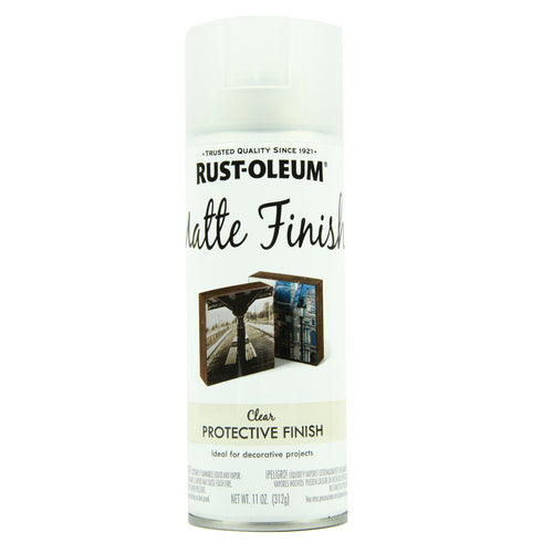 rustoleum matte finish clear -- 6 per case