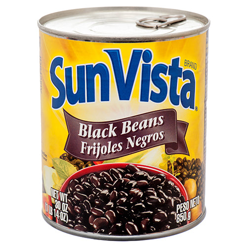 sun vista black beans 30 oz -  -- 12 per case