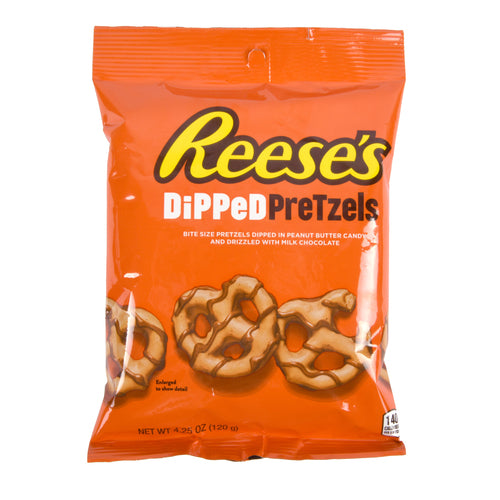 reese s dipped pretzels 4.25 oz -- 12 per case