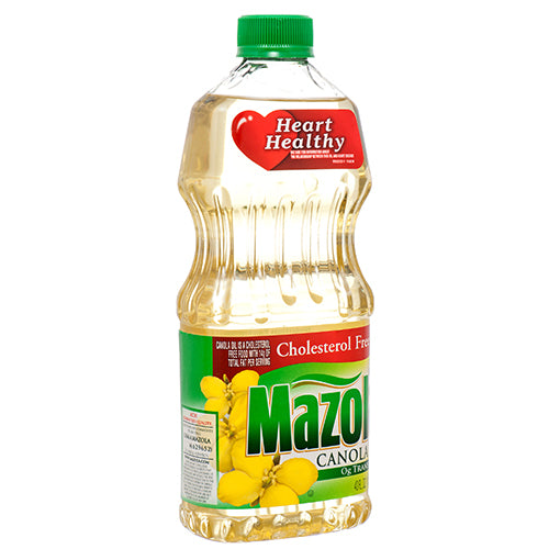 mazola canola cooking oil 40 oz -  -- 12 per case