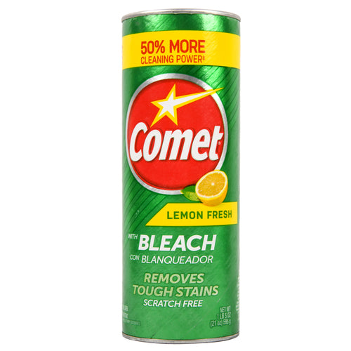 comet with bleach lemon fresh 21 oz -- 12 per case