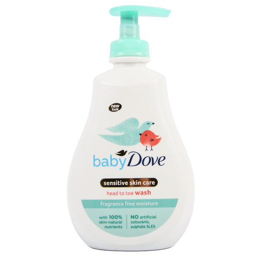 baby dove head to toe body wash sensitive 400 ml -- 6 per case