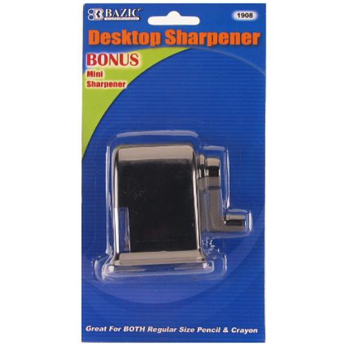 desktop pencil sharpeners - assorted colors  -- 24 per box