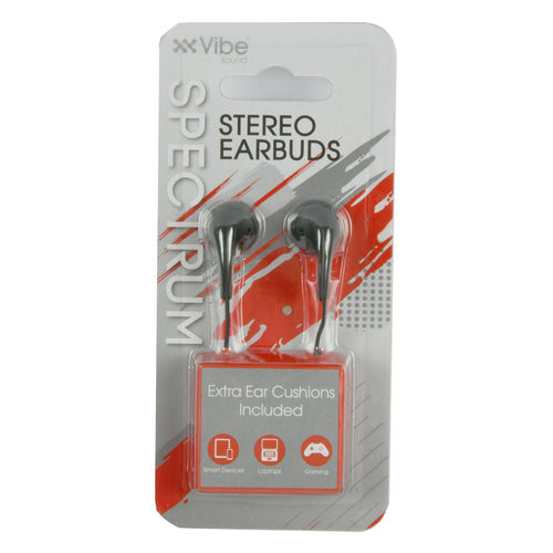 stereo earbuds -- 4 per box