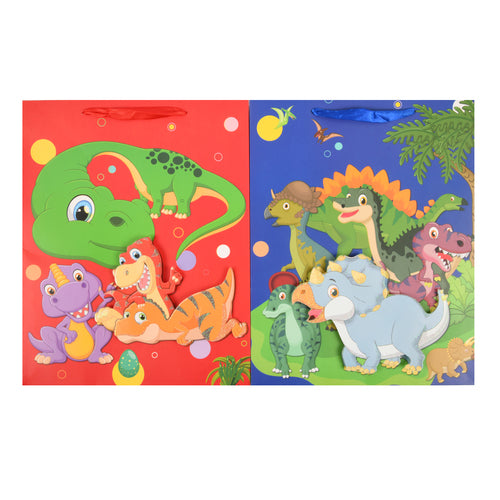 gift bag dinosaur md asst design -- 12 per box