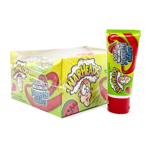 warheads sour watermelon squeeze 2.25 oz -- 12 per box