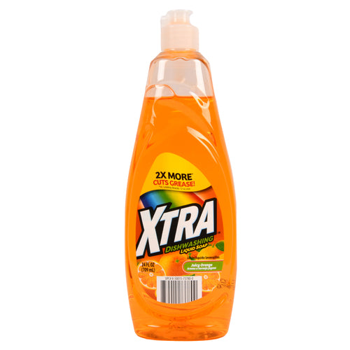 xtra dish liquid juicy orange 24 oz -- 8 per case