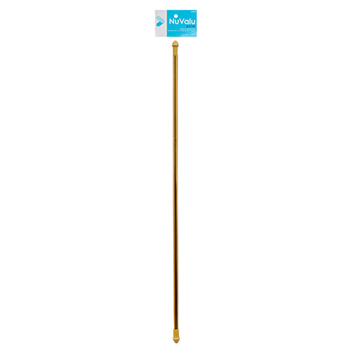 nuvalu brass curtain rods - 28 to 48 inch -- 24 per case