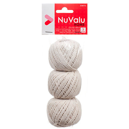 cotton string set - nuvalu - 70m  -- 24 per box