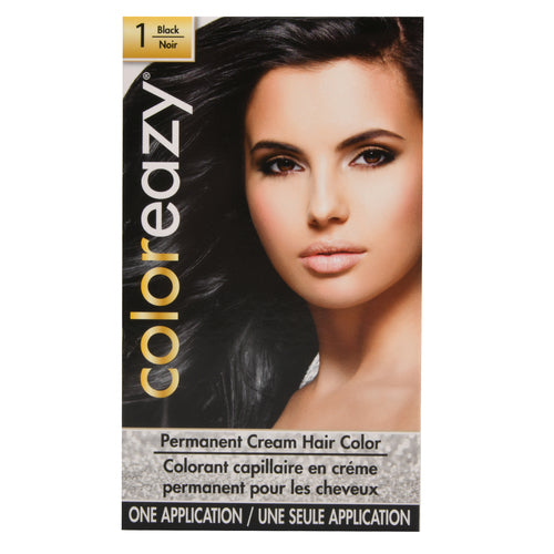 coloreazy hair color black 1 -- 12 per case