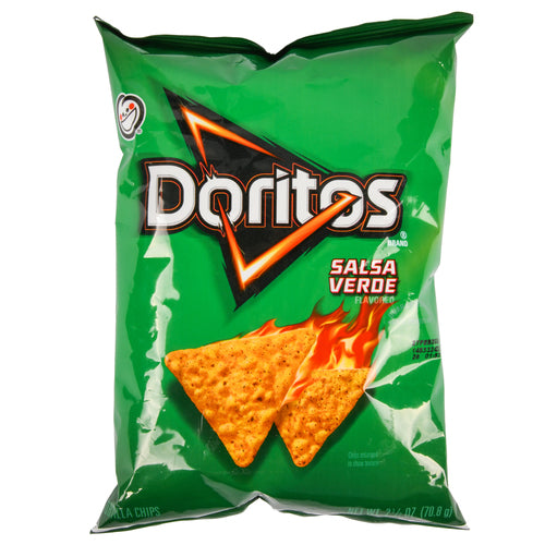 frito lay xvl doritos tortilla chips salsa verde 2.5 oz -- 24 per case