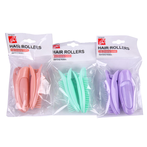 hair self-grip rollers asst pastel colors -- 12 per box