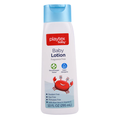 playtex baby lotion fragrance free 10 oz -- 12 per case