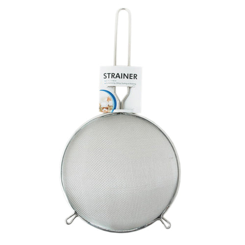 table king strainers with handle - heavy duty stainless steel  -- 24 per box