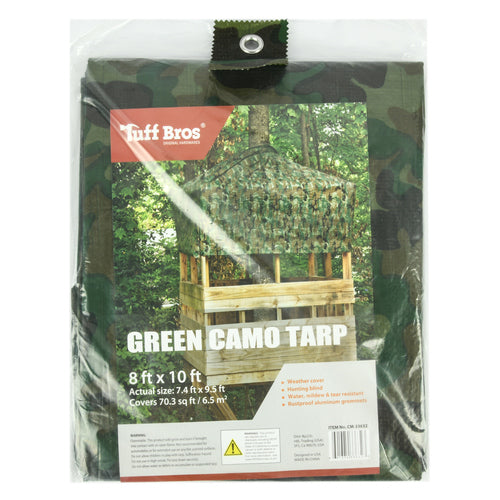 tarp camo green 8 x 10 -- 10 per box