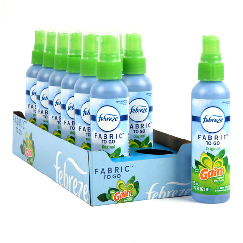 febreze fabric refresher to-go gain original 2.8 oz -- 12 per case