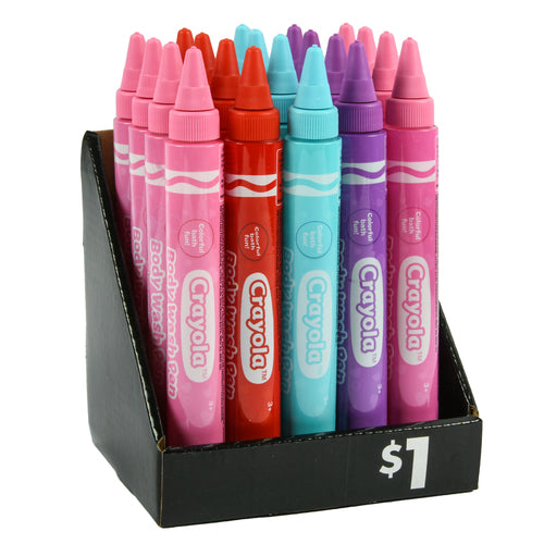 crayola body wash pens 1.9 oz -- 20 per case