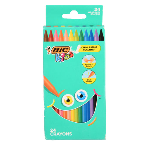 bic crayons 24 ct -- 36 per case