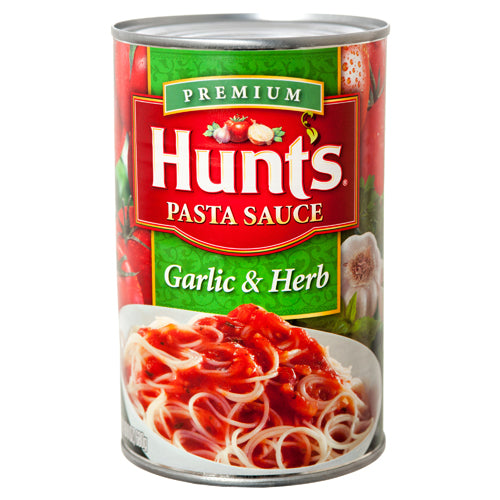 hunts roasted garlic and herb spag sce 24z 21m -- 12 per case