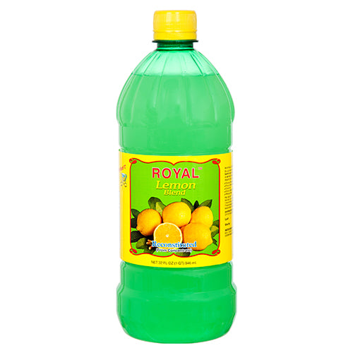 royal lemon juice 32 oz - all natural -- 12 per case