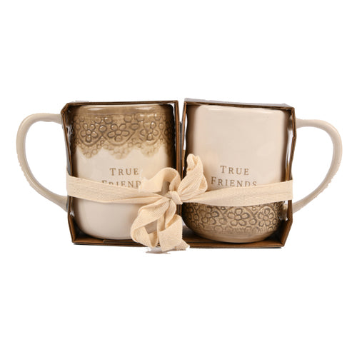 true friends hug mugs set of 2 -- 8 per case