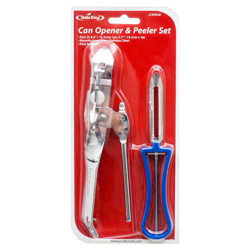 table king can opener & peeler 2pc set - -  -- 24 per box