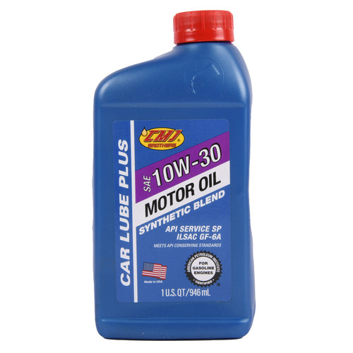 cmj brothers carlube plus syn blend 10w30 1qt -- 12 per case