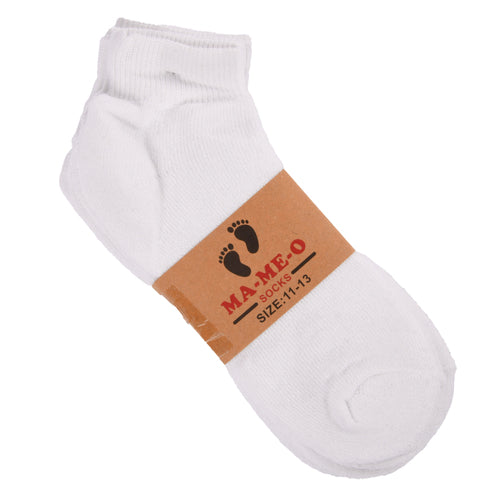 mens ankle socks white size 11-13 -- 3 per box