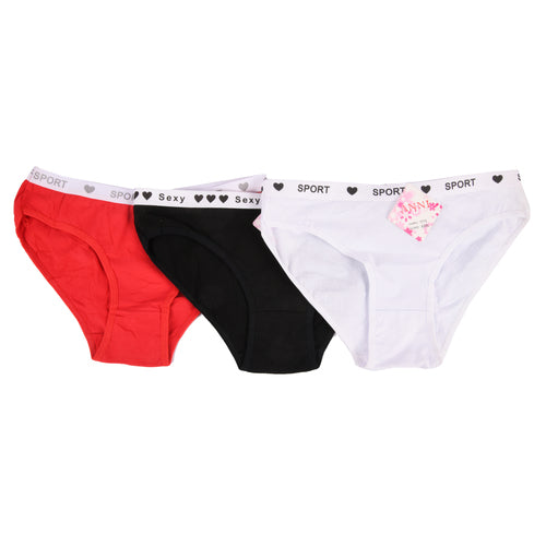 womens underwear asst colors size -- 12 per box